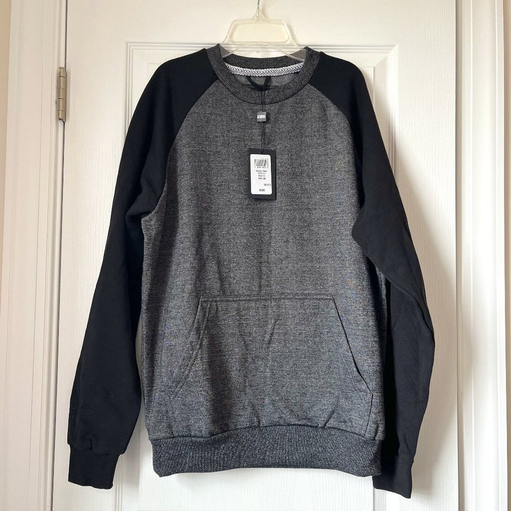 New Men's CSG Sweatshirt Gray/Black Size M